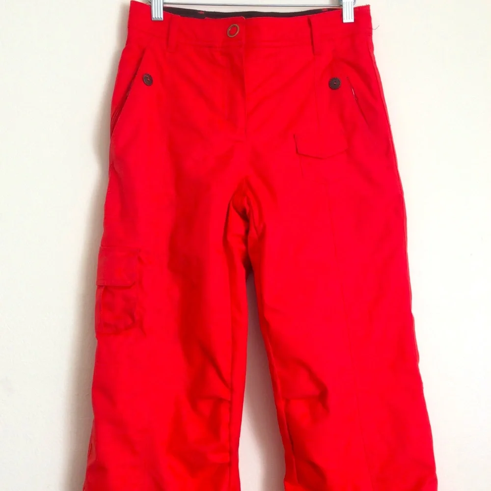 Obermeyer Unisex Twilight Pant Bright Orange Ski Board Snow Pants Junior 14